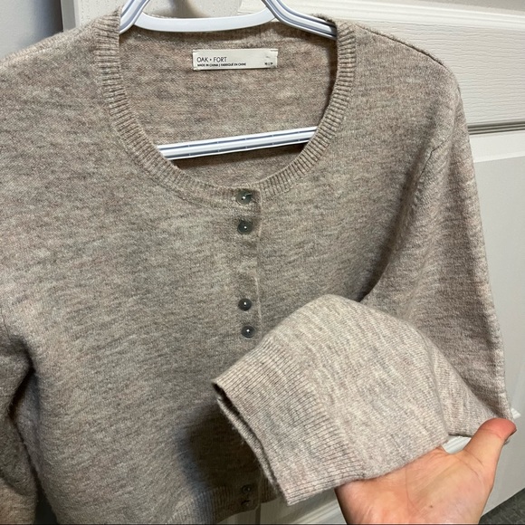 Oak + Fort wool cardigan - Picture 2 of 4